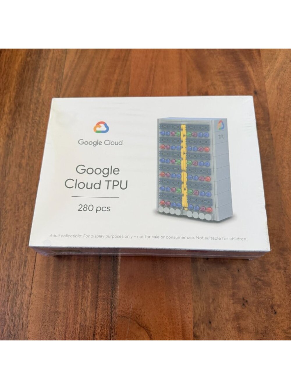 Google Cloud TPU Server Rack Model Kit Playwell Bricks 280 pcs Corporate Swag - Picture 1 of 2